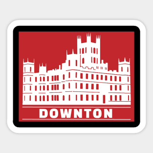 Downtown Abbey England House shirt  Arts Decoratifs Geometric Shapes Astronomy In Your Home Sticker